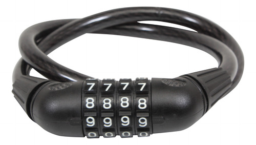 Cable Candado De Combinacion 4 Digitos (65 Cms)