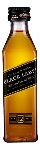 Jhonnie Walker Black Label 50ml Miniatura - Perez Tienda -
