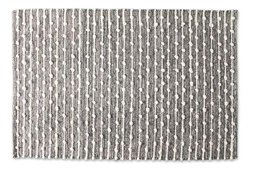 Dii Slub Rug Collection Recycled Cotton Loop, 2x3', Mineral 