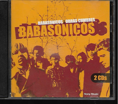 Babasonicos Album Doble Obras Cumbres Sello Sony Cd 2002