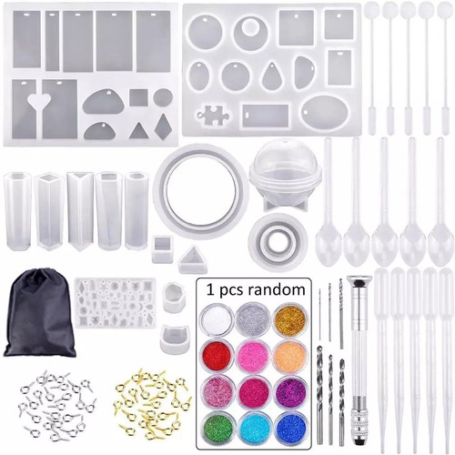 Kit Para Trabajos Con Resina (incluye Moldes)