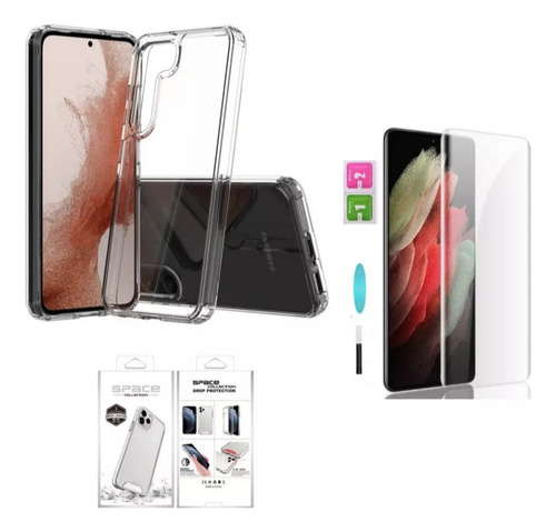 Case Funda Clear Para Samsung S23/ S23 Plus + Mica Pantalla