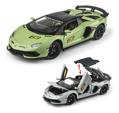 Ghb Lamborghini Aventador Svj63 Roadster Miniatura Metal