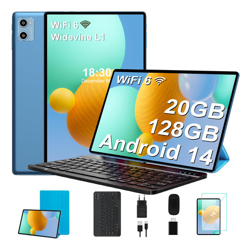 Tablet Suaat 10,1 Pulgadas Android 14 20 Gb Ram 128 Gb Rom 1