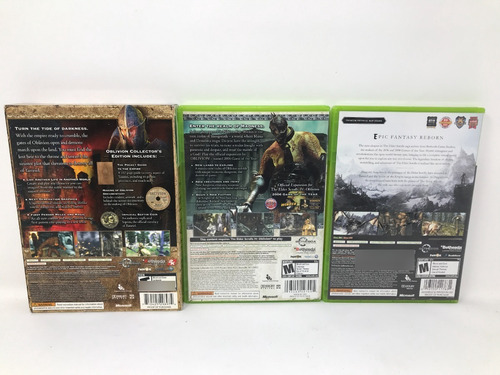 The Elder Scrolls Oblivion Ce + Shivering Isles + Skyrim (Usado)