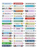Comprar Etiquetas Termocolantes Para Uniformes Escolares Kit 20