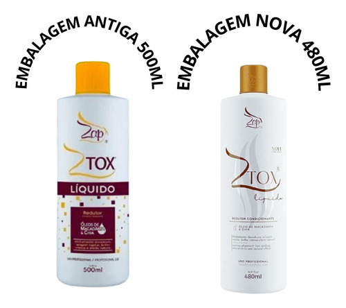 Ztox Reconstrução Tratamento Condionante Zap 500ml