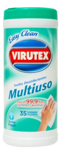 Toalla Desinfectante Multiuso Virutex Fresh 35 Unidades