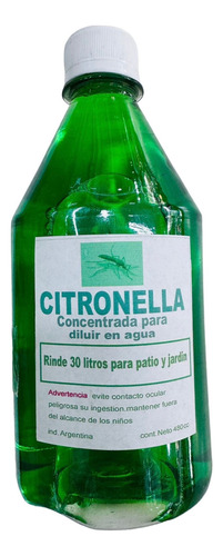 Citronella Para Regar /baldear, Se Diluye Con Agua Citronela