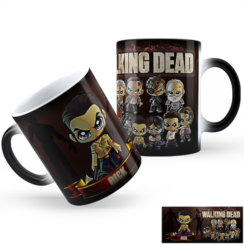 Taza Mágica The Walking Dead Rick Calidad