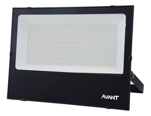 Refletor Led Slim 400w Branco 6500k Comercio Bivolt Avant