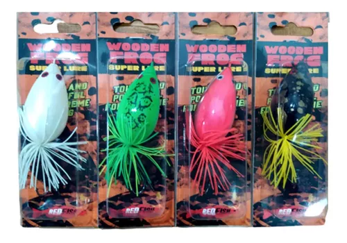 Set Combo 4 Señuelos Superficie Pesca Tararira Oferta