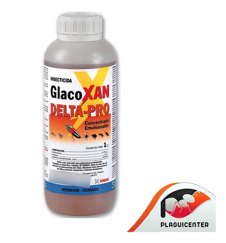 Glacoxan Delta Pro Cucarachas Mosquitos Pulgas X 1 L
