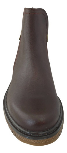 Botas Botines Cierre Hombre Christian Gallery 2850 Chocolate
