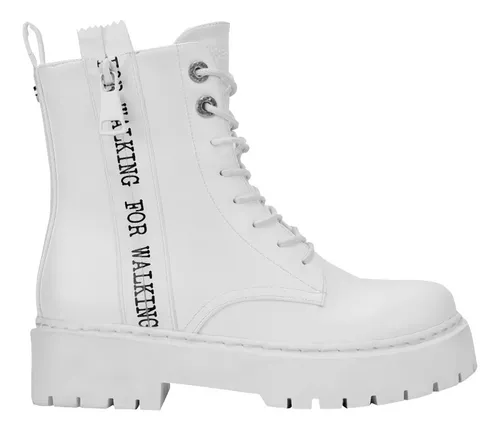 Bota Militar Blanca MercadoLibre