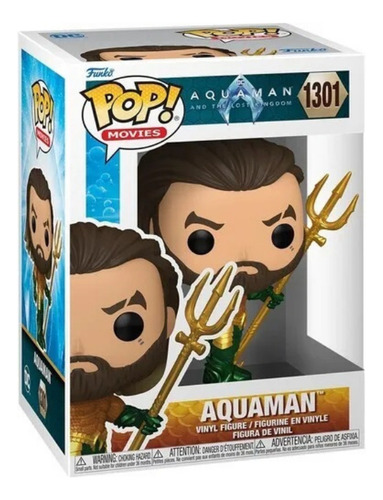 Funko Pop! Movies Dc Aquaman Lost Kingdom Con Tridente #1301