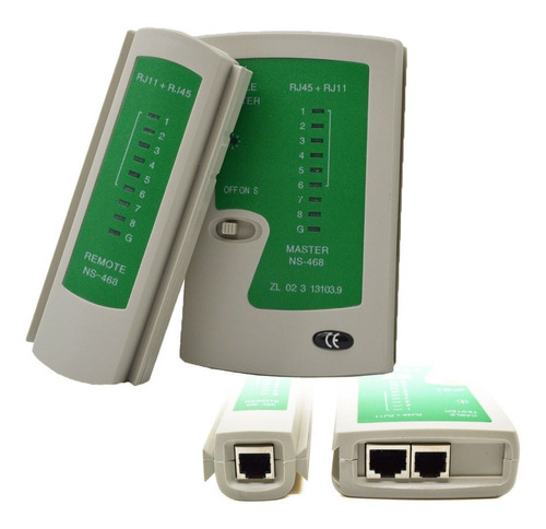 Lan Tester De Rj45 Y Rj11 Probador De Cable De Red Testeador
