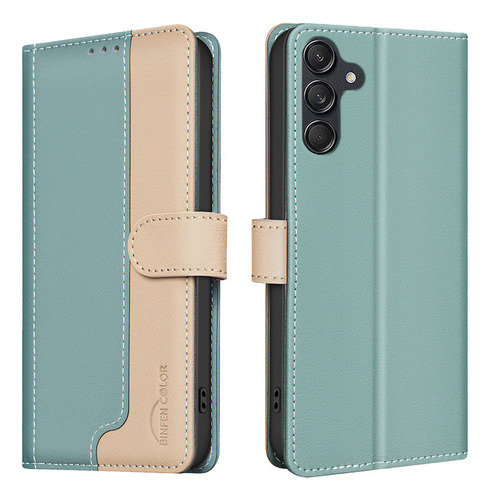 Funda De Lujo Para Samsung Galaxy S25 Edge A56 A36 A16 A55 S24 S25 S24 Ultra Splice Wallet, Suave Piel Sintética Con Tapa