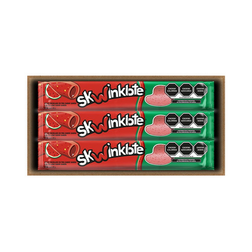 Skwinklote Dulces Rellenos Sandía 6 Piezas De 40g - 240g