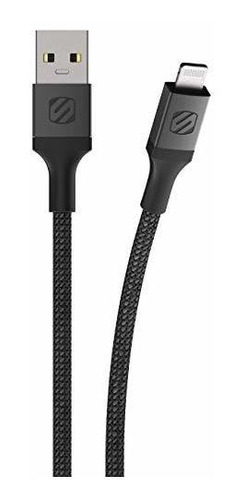 Cable De Carga Lightning Scosche I3b1sg-sp, 1ft, Negro