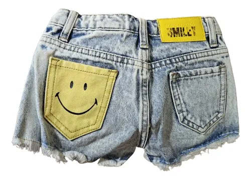 Desigual Shorts Denim Algodón Niña Talla 3/4 Smile