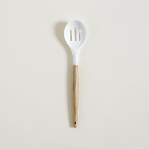 Cuchara Cream Utensilio De Silicona Y Madera Cocina 