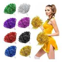 Comprar 12 Pares De Pompones Mechudos Fiesta Batucada Pom Pon Evento