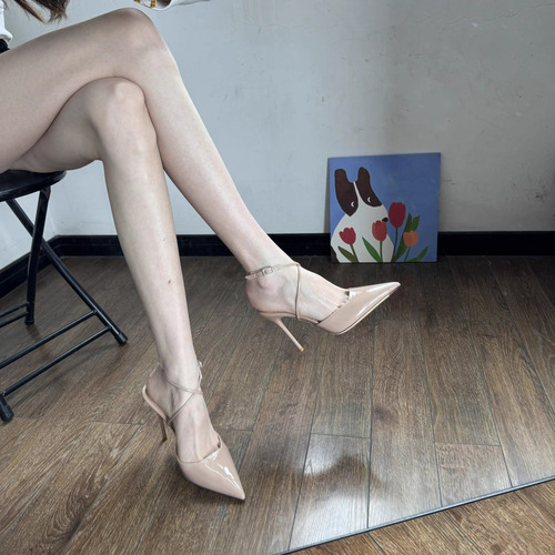 Sandalias De Tacón Alto Elegantes, Informales Y Cómodas, Con