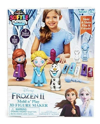 Crazart Frozen 2 Figuras 3d Softee Dough Disney Sku 5592