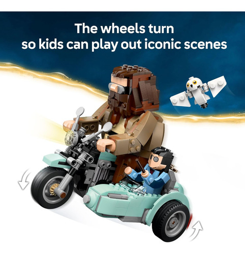 Lego Harry Potter Hagrid & Harry's Motorride Buildi...