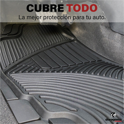 Cubre Alfombras Auto 3 Piezas Ultra Pesada Completa Goma Pvc