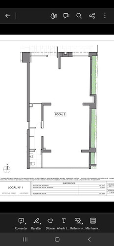 Excelente Local En Placa Comercial, 115.79 Mts2 , Las Condes