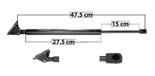 (1) Amortiguador 5a Puerta Izq Jeep Grand Cherokee 93/98