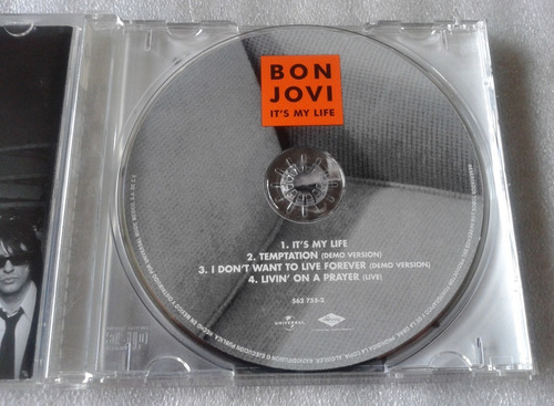 Bon Jovi It S My Life Cd Single Edicion Mexico 4 Track (Usado)