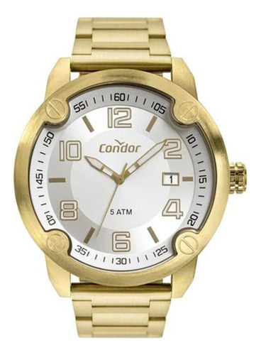Relógio Condor Masculino Co2415bq/4k Aço Dourado