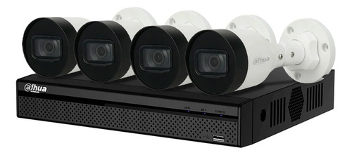 Dahua Kit-nvr4ch-4bul, Kit Cámaras De Seguridad Ip + Nvr 4ch