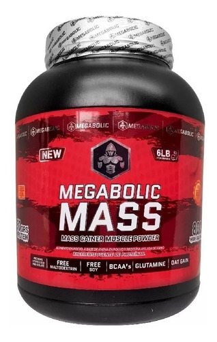 Megabolic Mass Gainer X 6 Lb Excelente Ganador Masa Muscular