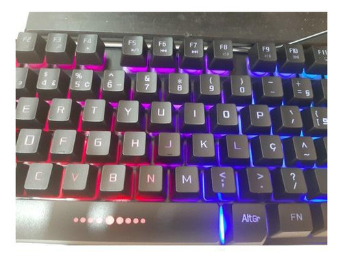 Teclado Gamer Usb 2.0 Gk 41 Semi Mecanico Led Iluminado Fy