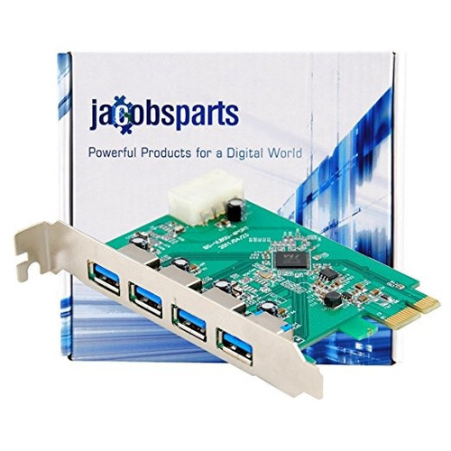 Protronix Tarjeta Controladora De 4 Puertos Usb 3.0 Pci Expr