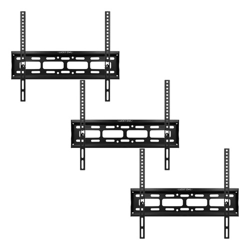 Kit De 3 Soportes Tv Inclinable Lucky Owl Monitor 26 A 60