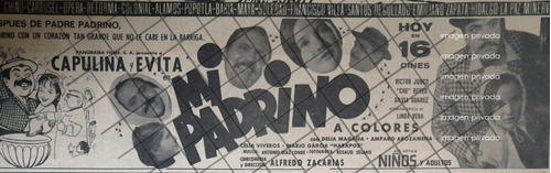 Afiche Publicitario Retro Pelicula. Mi Padrino 1969 Capulina