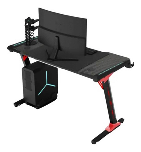Escritorio gamer GTC Gta-002 madera de 120cm x 73cm x 60cm