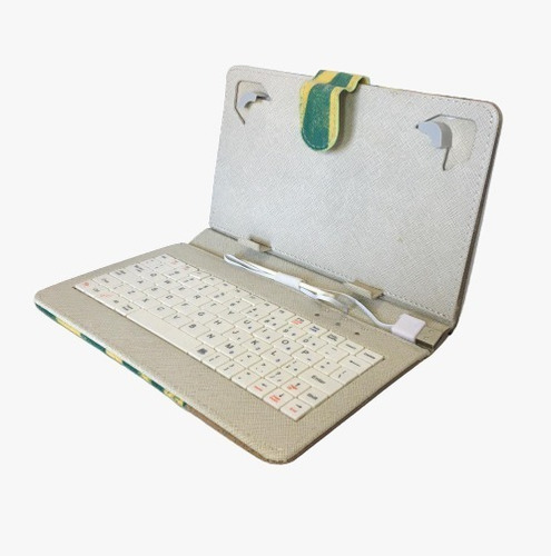 Capa Mini Teclado P/tablet 7 E 8 Pol Cabo Mini Usb V8