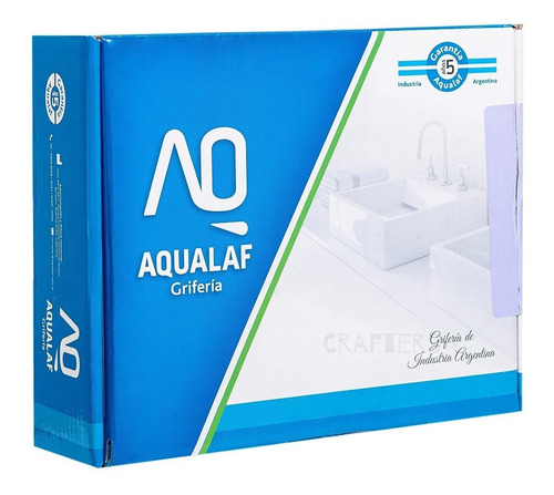Aqualaf AQ6000 5010 color cromo y acabado cromado