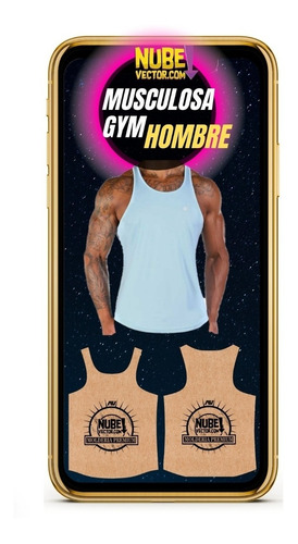 Molderia Digital Musculosa Gym Hombre