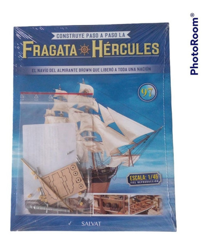 Fascículo + Pieza P/armar La Fragata Hércules N° 97. Nuevo