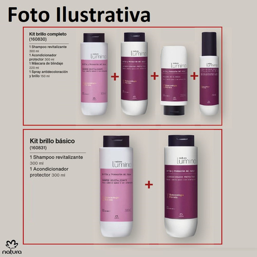 Repuesto Shampo/ Acond Revit Brill/ Prot Color Lumina Natura
