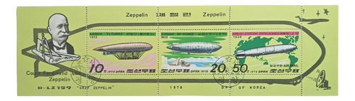 Corea Aviones, Bloque Sc 1788a Zeppelin 1979 Usado L19356