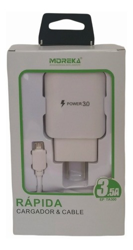 Pack 10 Cargadores Moreka Ep-ta300 Micro Usb Carga Rapida | Meses sin  intereses