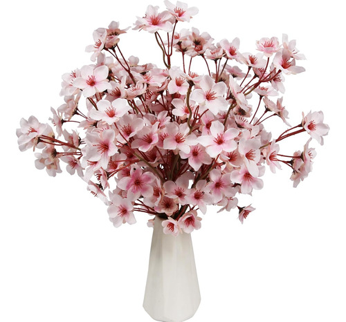 Ramas De Cerezo Artificial Tinsow, 6 Piezas De Tallos De Fl